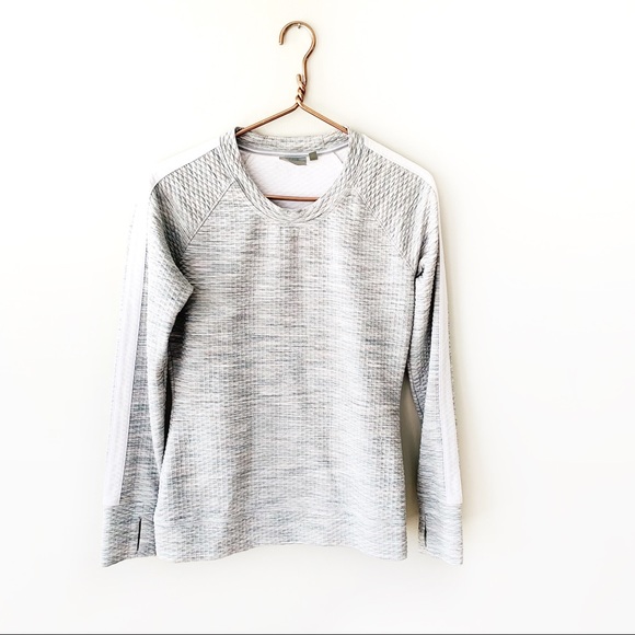 Athleta Sweaters - Athleta | Gray Space Dye Snowscape Sweater Small